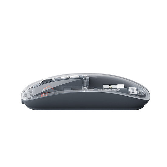 RECCI® RCS-M01 Ασύρματο Ποντίκι Space Capsule Series Multimode - Διάφανο - iThinksmart.gr
