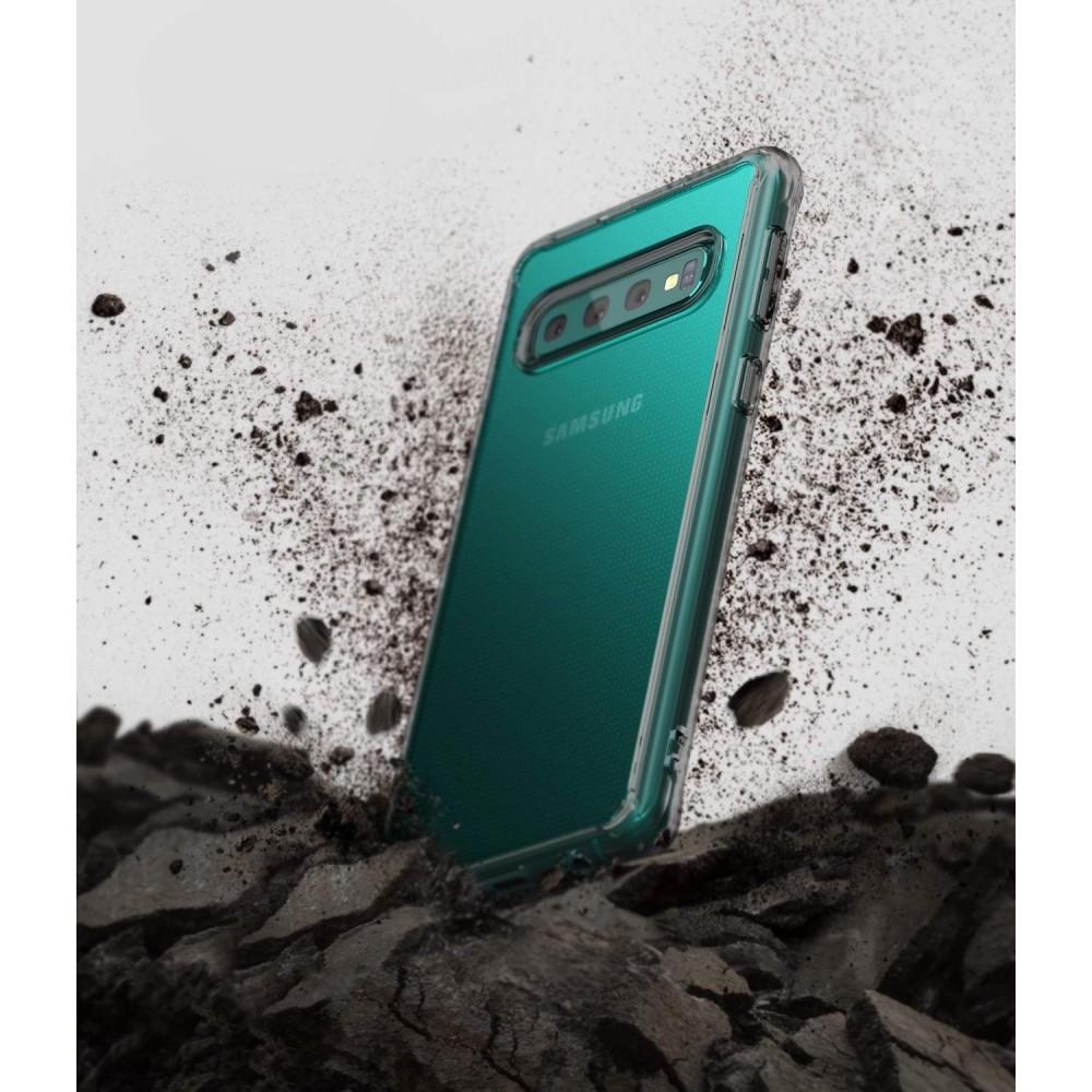 Θηκη Ringke Fusion - Samsung Galaxy S10 Plus  - Smoke Black - iThinksmart.gr