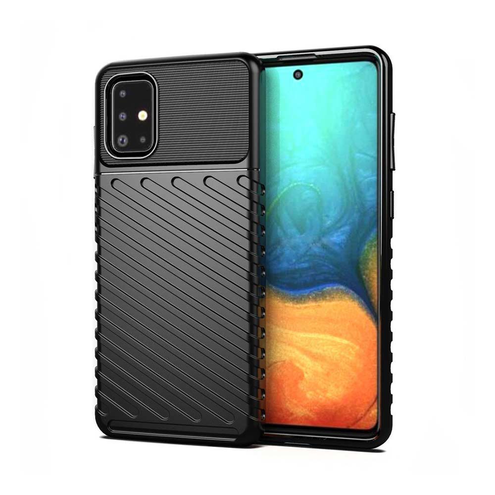Θήκη Samsung Galaxy A21s - OEM Thunder Ενισχυμένο TPU - Μαύρο - iThinksmart.gr
