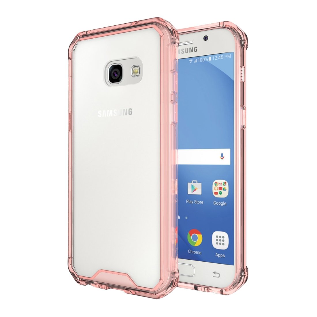 Θηκη Shockproof TPU - Samsung Galaxy A3 (2017) - Ροζ - iThinksmart.gr
