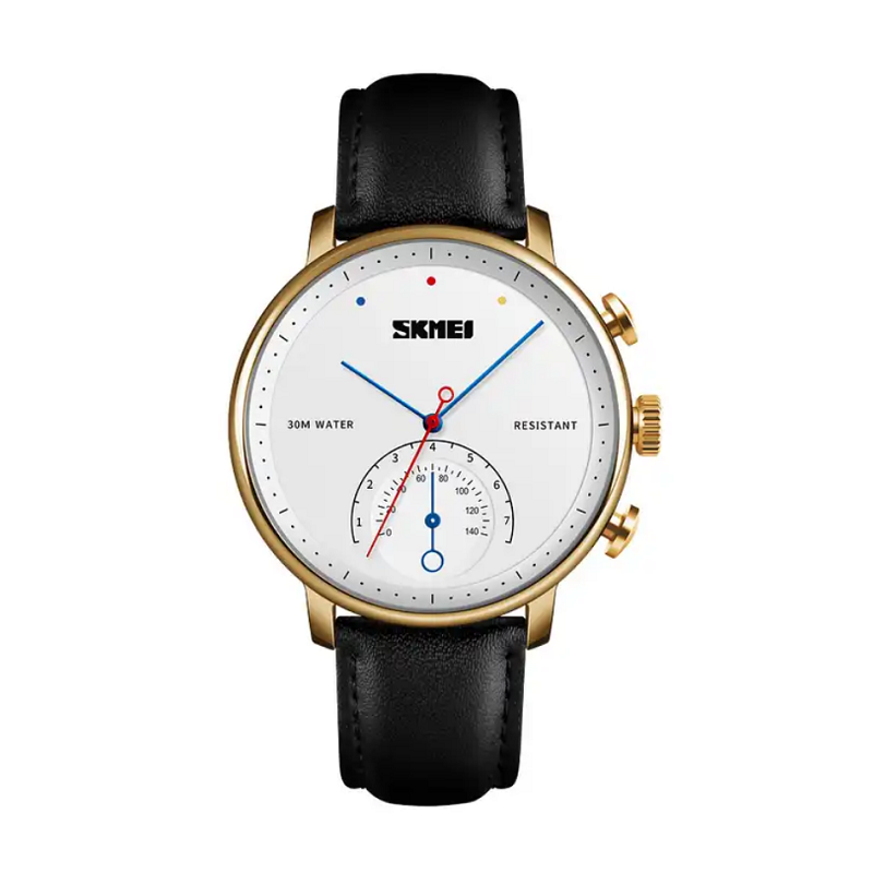 Αναλογικό ρολόι χειρός – Skmei - 1399 - 213992 - White/Gold - iThinksmart.gr