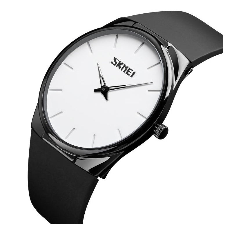 Αναλογικό ρολόι χειρός – Skmei - 1601 - Black/White - iThinksmart.gr