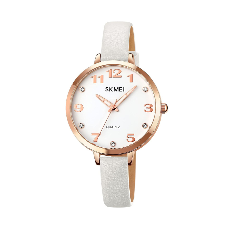 Αναλογικό ρολόι χειρός – Skmei - 2028 - White - iThinksmart.gr
