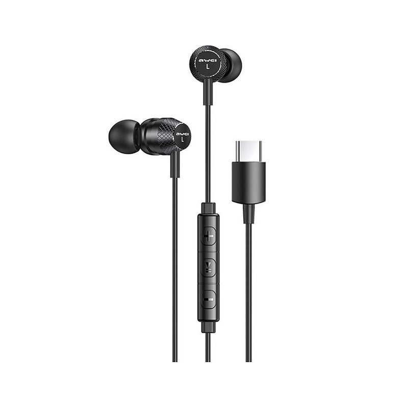 Ενσύρματα ακουστικά - TC-5 - Type-C - AWEI - 889114 - iThinksmart.gr