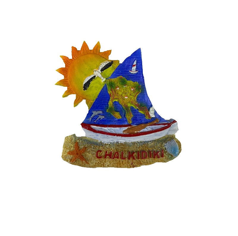 Tουριστικό μαγνητάκι Souvenir – Σετ 12pcs - Resin Magnet - 678093 - iThinksmart.gr