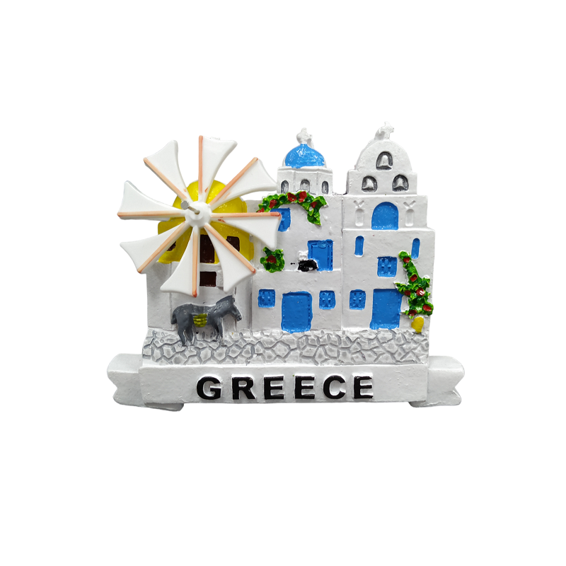 Tουριστικό μαγνητάκι Souvenir – Σετ 12pcs - Resin Magnet - 678196 - iThinksmart.gr