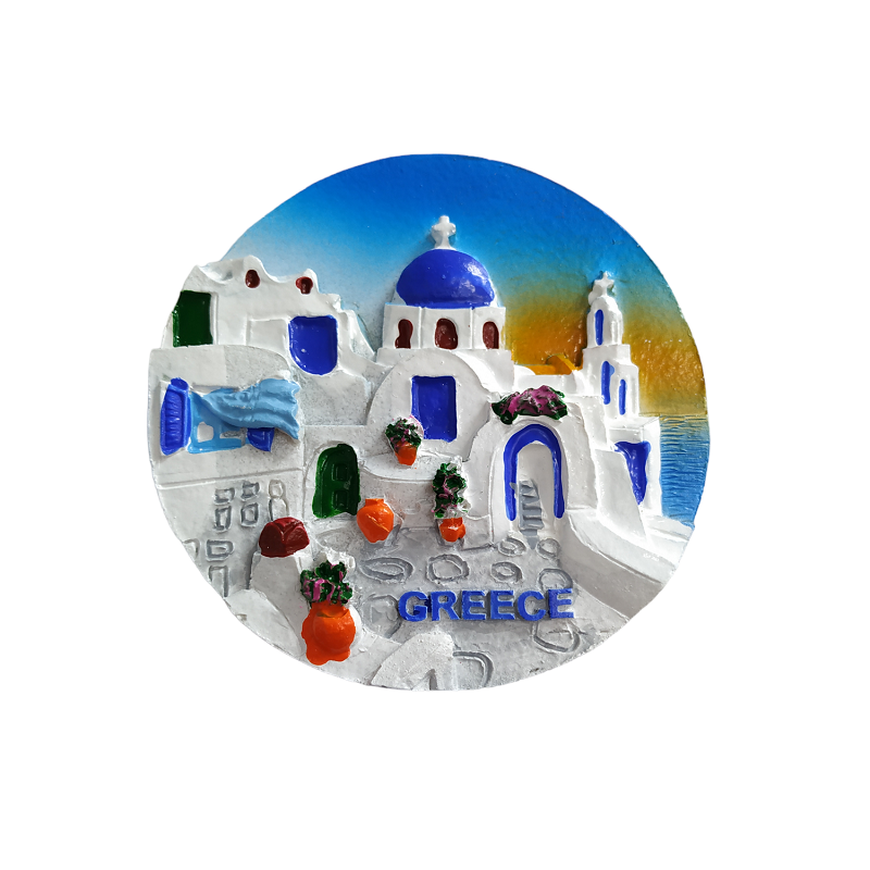 Tουριστικό μαγνητάκι Souvenir – Σετ 12pcs - Resin Magnet - 678234 - iThinksmart.gr
