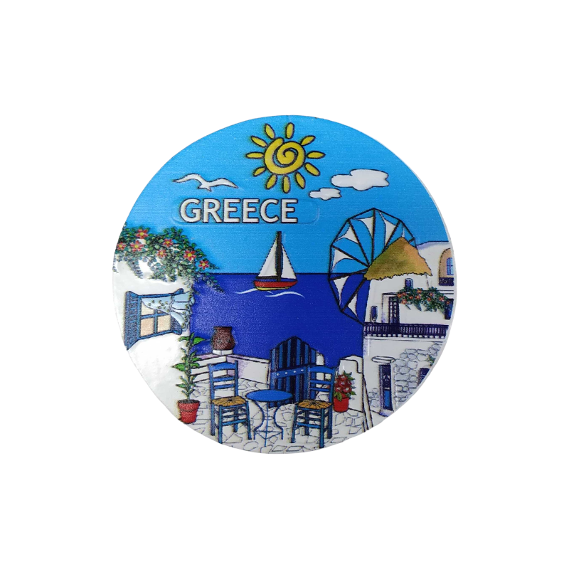 Tουριστικό μαγνητάκι Souvenir – Σετ 12pcs - Resin Magnet - Greece - 678331 - iThinksmart.gr