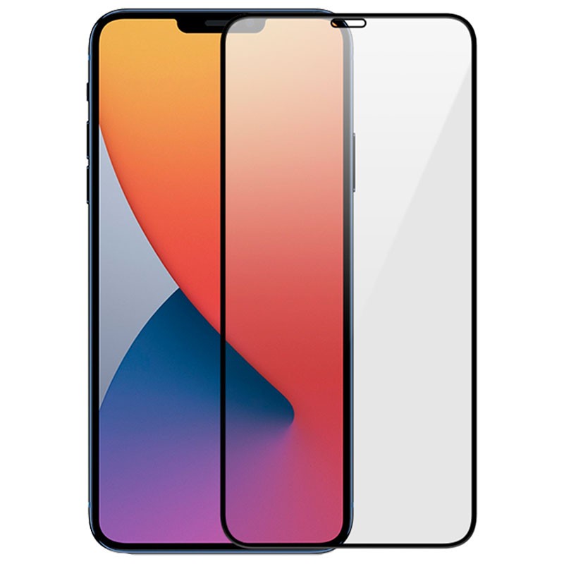Tempered Glass - Τζαμάκι / Γυαλί Οθόνης Full Cover OEM - iPhone 12 / 12 Pro - iThinksmart.gr