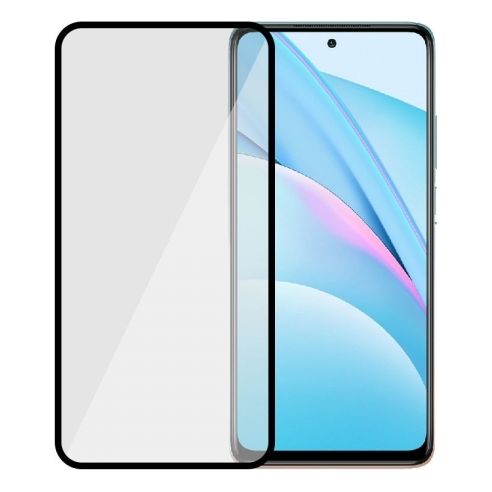 Tempered Glass - Τζαμάκι / Γυαλί Οθόνης Full Face - Xiaomi Mi 10T Lite - Μαύρο - iThinksmart.gr