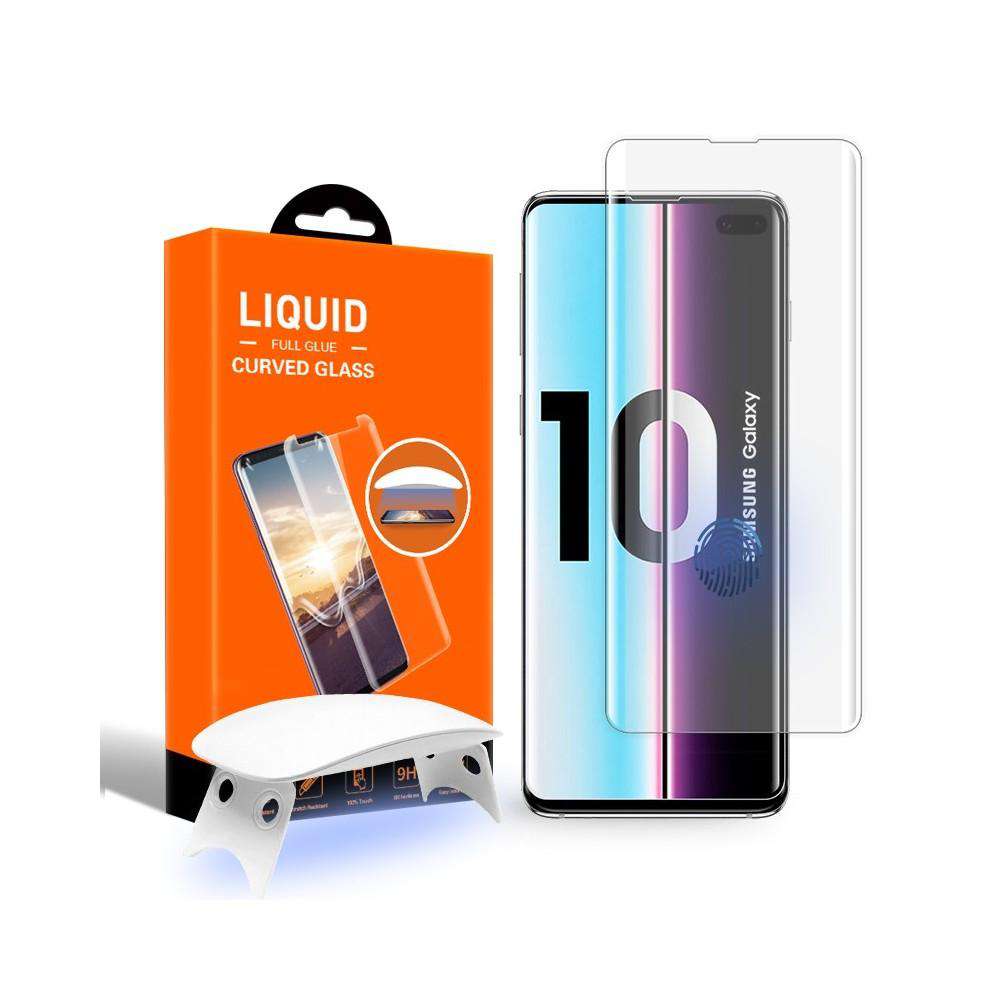 Tempered Glass - Τζαμάκι / Γυαλί Οθόνης UV T-Max - Samsung Galaxy S10 Plus - iThinksmart.gr