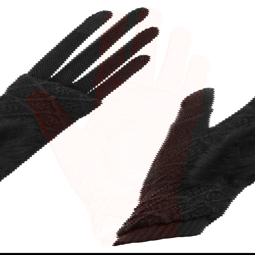 Touch Screen Gloves 2in1 - Brown - iThinksmart.gr