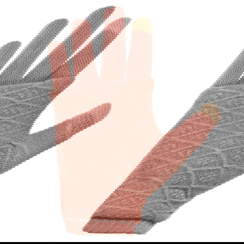 Touch Screen Gloves 2in1 - Pink - iThinksmart.gr