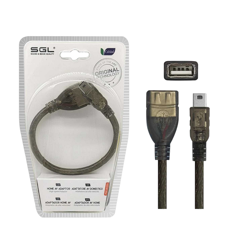 Αντάπτορας καλώδιο - USB-A female/Micro USB - 17S-01 - 20cm - 098111 - iThinksmart.gr