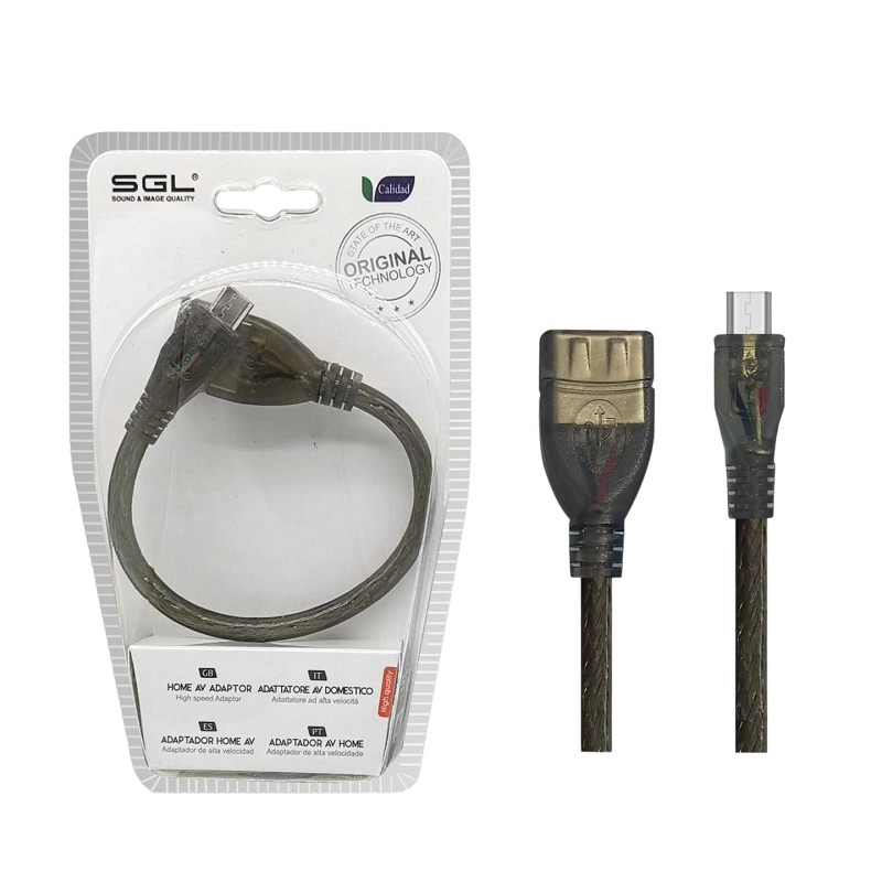 Αντάπτορας καλώδιο - USB-A male/Micro USB - 21S-01 - 20cm - 098128 - iThinksmart.gr
