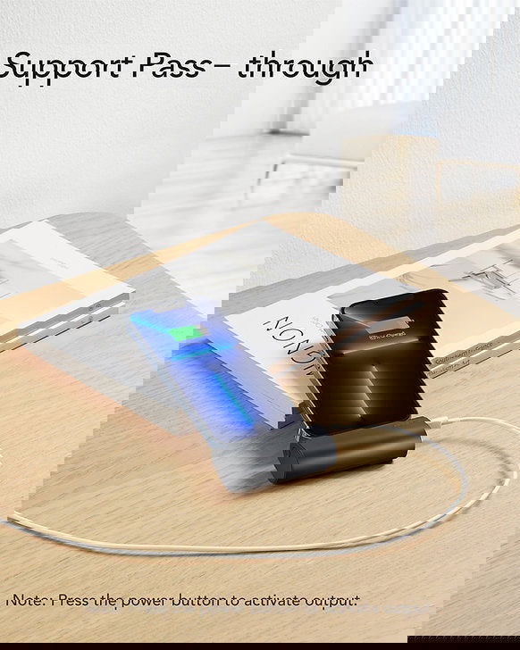VEGER Power Bank Mini 5000mAh V0556P με βύσμα Lightning για Apple Συσκευές - Μαύρο - iThinksmart.gr