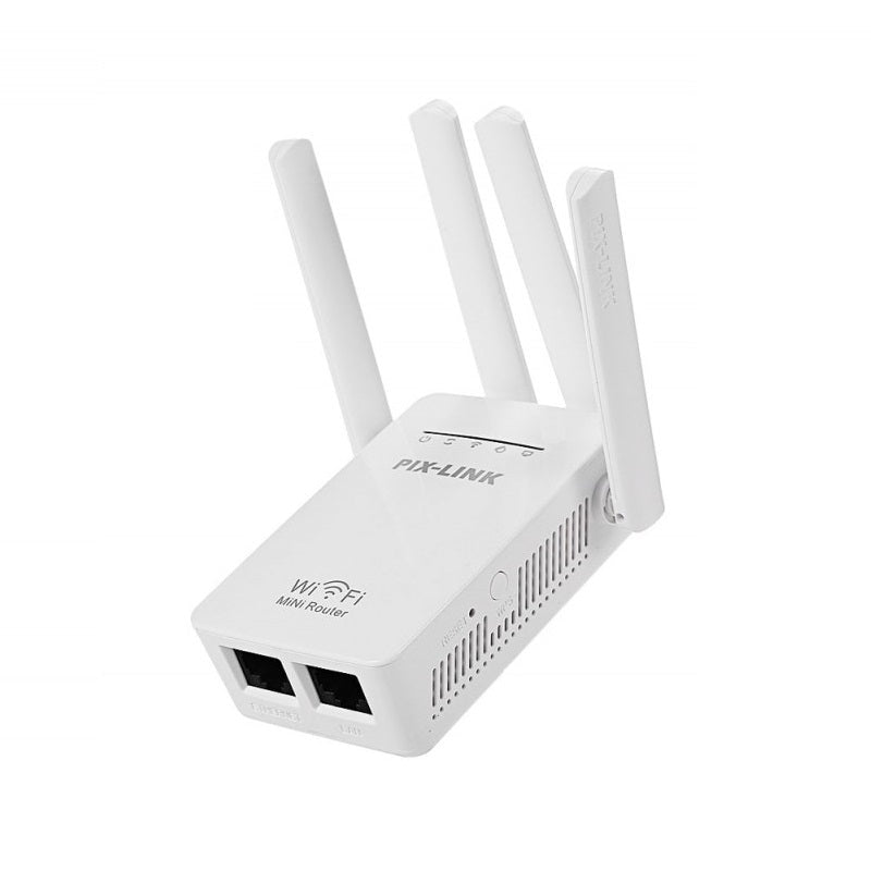 Ενισχυτής σήματος Wifi - Wifi Repeater – PIX-LINK - WR09 - 080308 - White - iThinksmart.gr