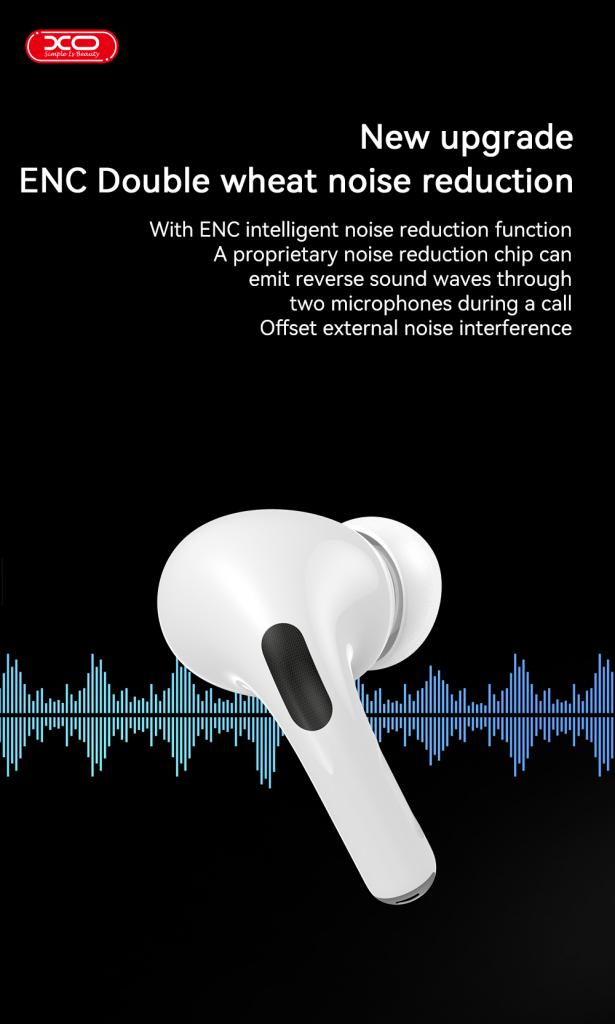 XO EV51 5th Generation Bluetooth Headset White - iThinksmart.gr