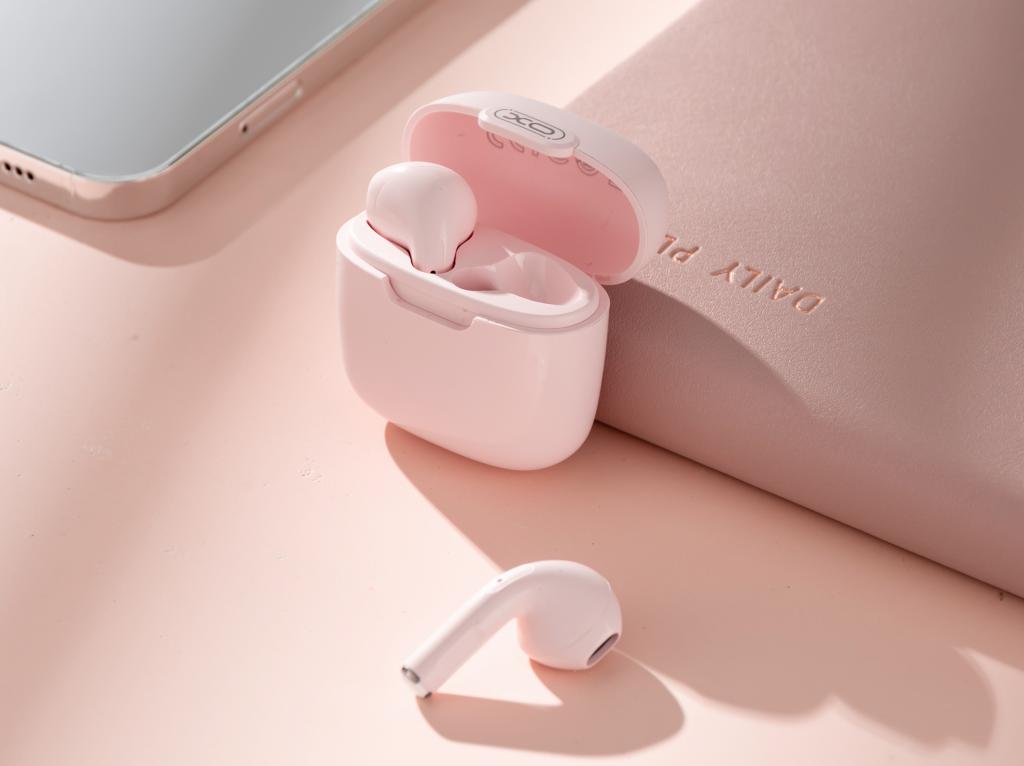 XO X23 TWS Bluetooth headset Pink - iThinksmart.gr