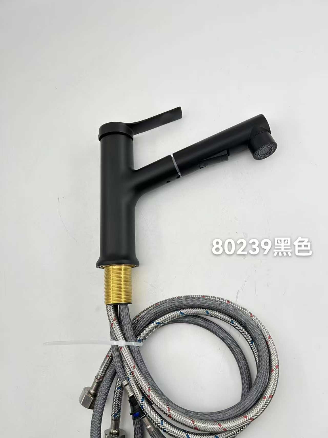 Kitchen faucet with extendable head - Black - 802394