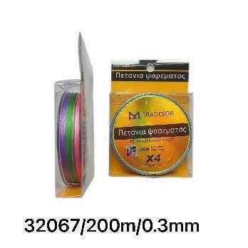 Πετονιά ψαρέματος - Νήμα χρωματιστό - 200m - 0.3mm - 32067 - iThinksmart.gr