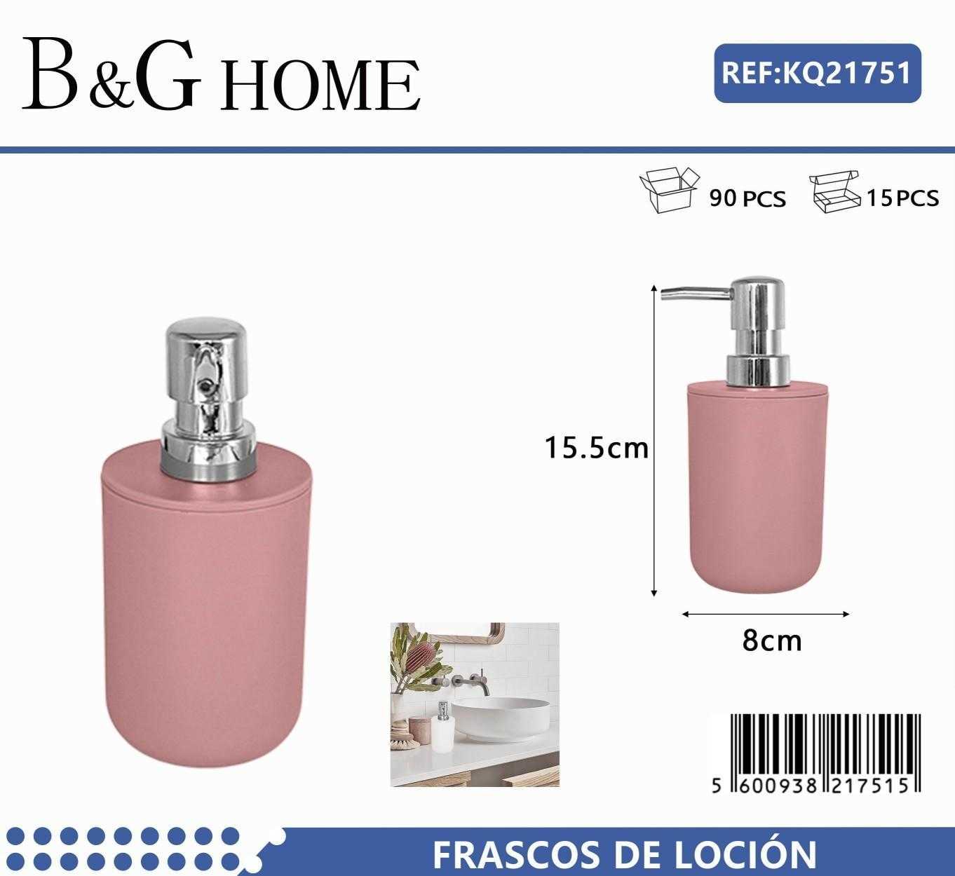 Θήκες κρεμοσάπουνου Dispenser πλαστικές σε σετ 5Χ - Pink - 21751