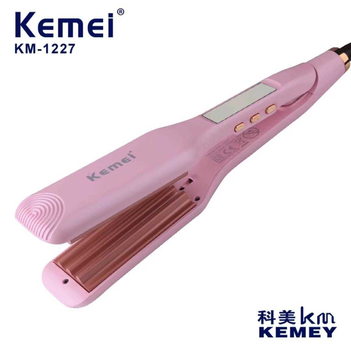 Πρέσα για κυματιστά μαλλιά - KM-1227 - Kemei - iThinksmart.gr
