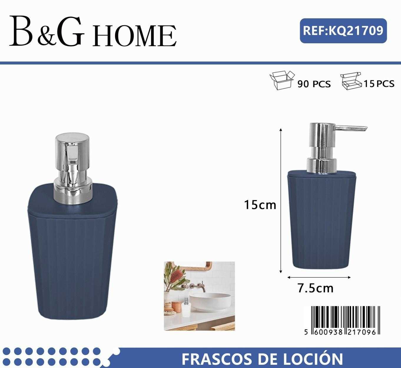 Θήκες κρεμοσάπουνου Dispenser πλαστικές σε σετ 5Χ - Blue - 21709