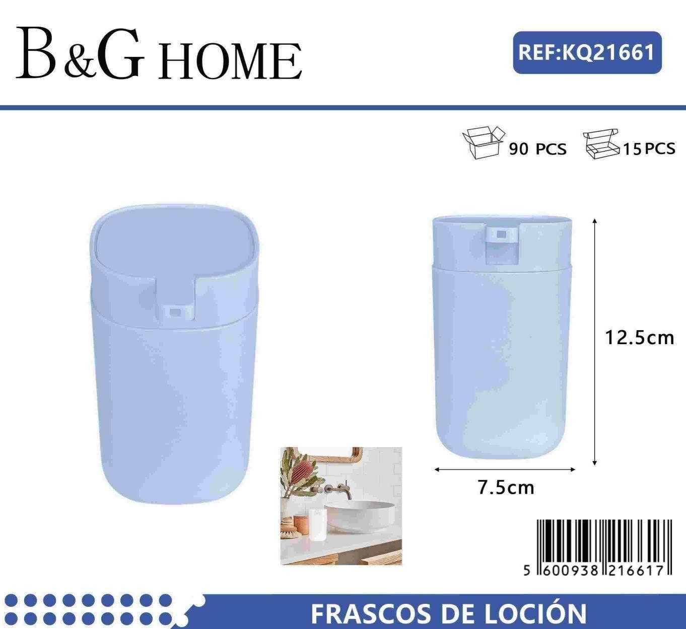 Θήκες κρεμοσάπουνου Dispenser πλαστικές σε σετ 5Χ - Light Blue - 21661