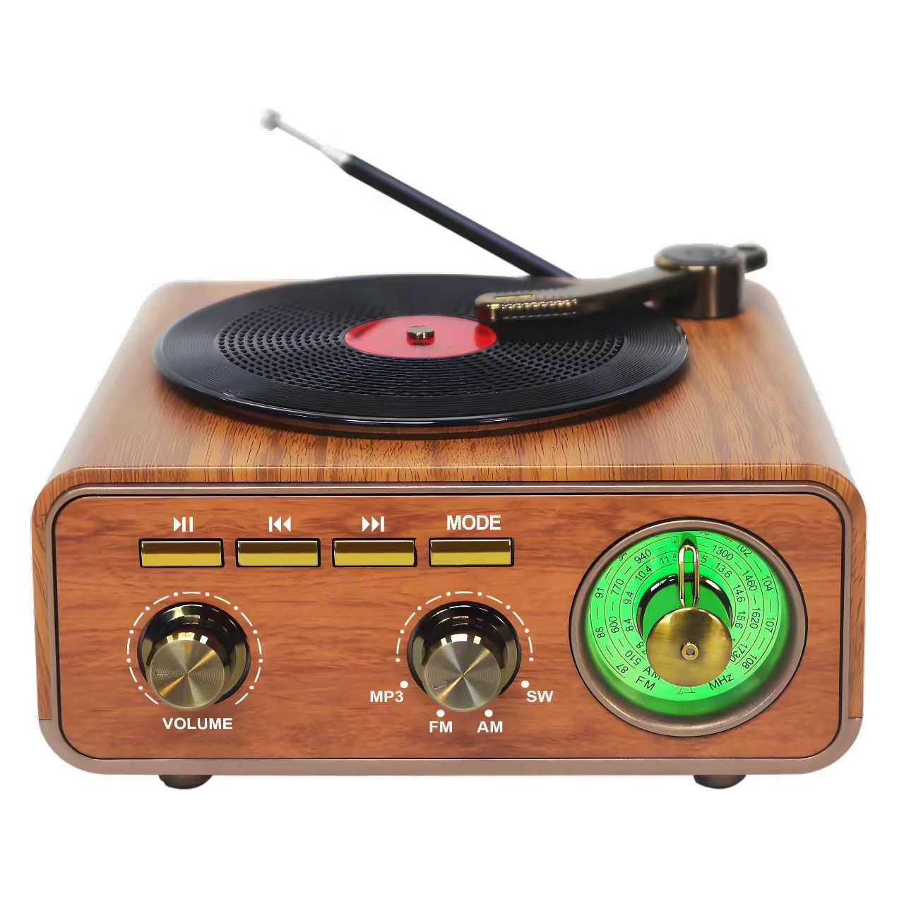 Επαναφορτιζόμενο ραδιόφωνο Retro - M1317BT - 113179 - Brown