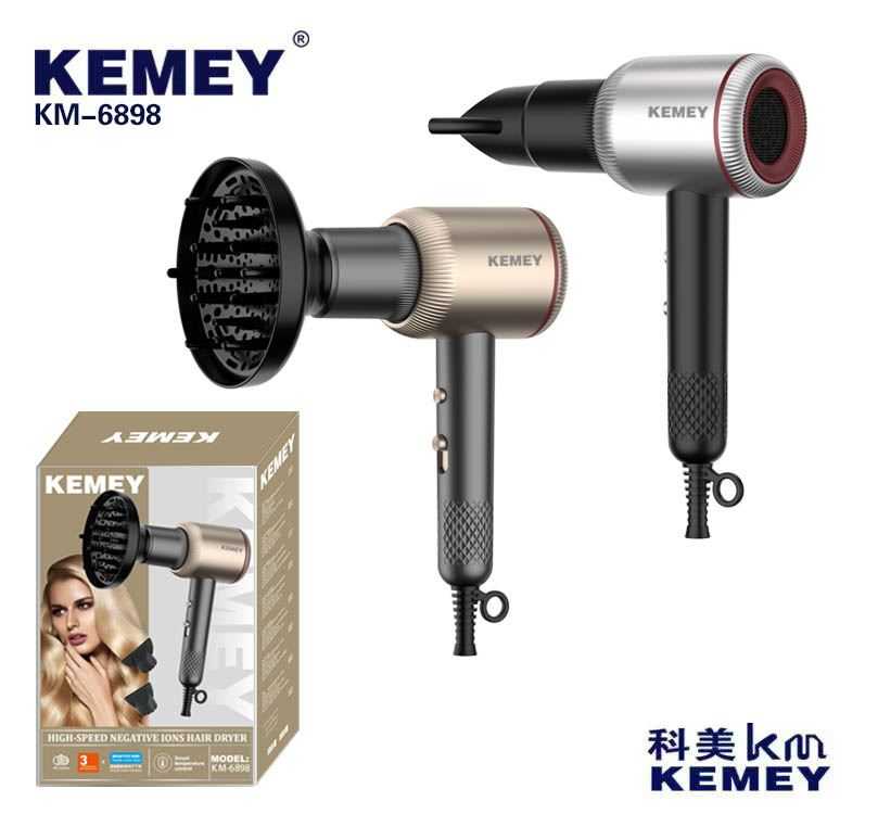 Πιστολάκι μαλλιών - KM-6898 - Kemei - Silver