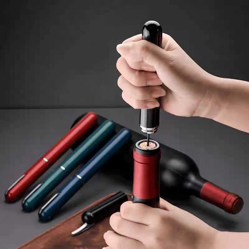Air Pressure Wine Opener - Corkscrew - KH1-002101 - 812549 - Black