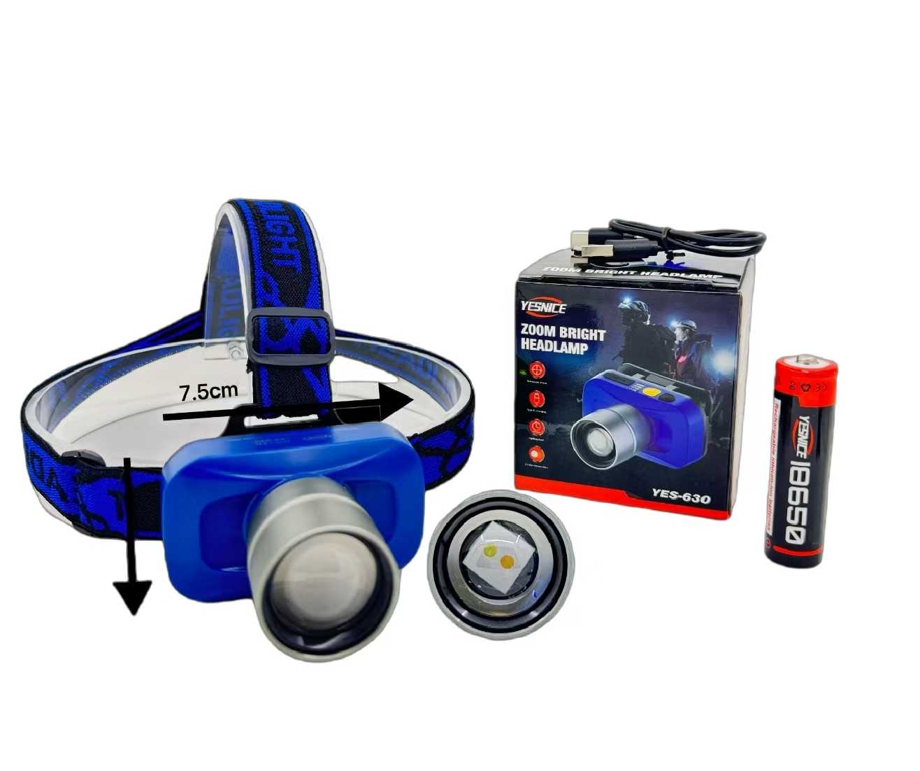 Φακός κεφαλής LED -  VS630TG - 817605