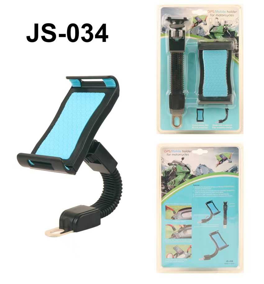 Bicycle/motorcycle smartphone holder - JS-034 - 812686 - Blue