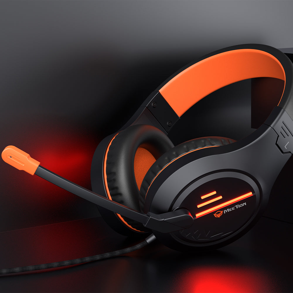 Meetion MT-HP021 Gaming Headphones Black + Orange