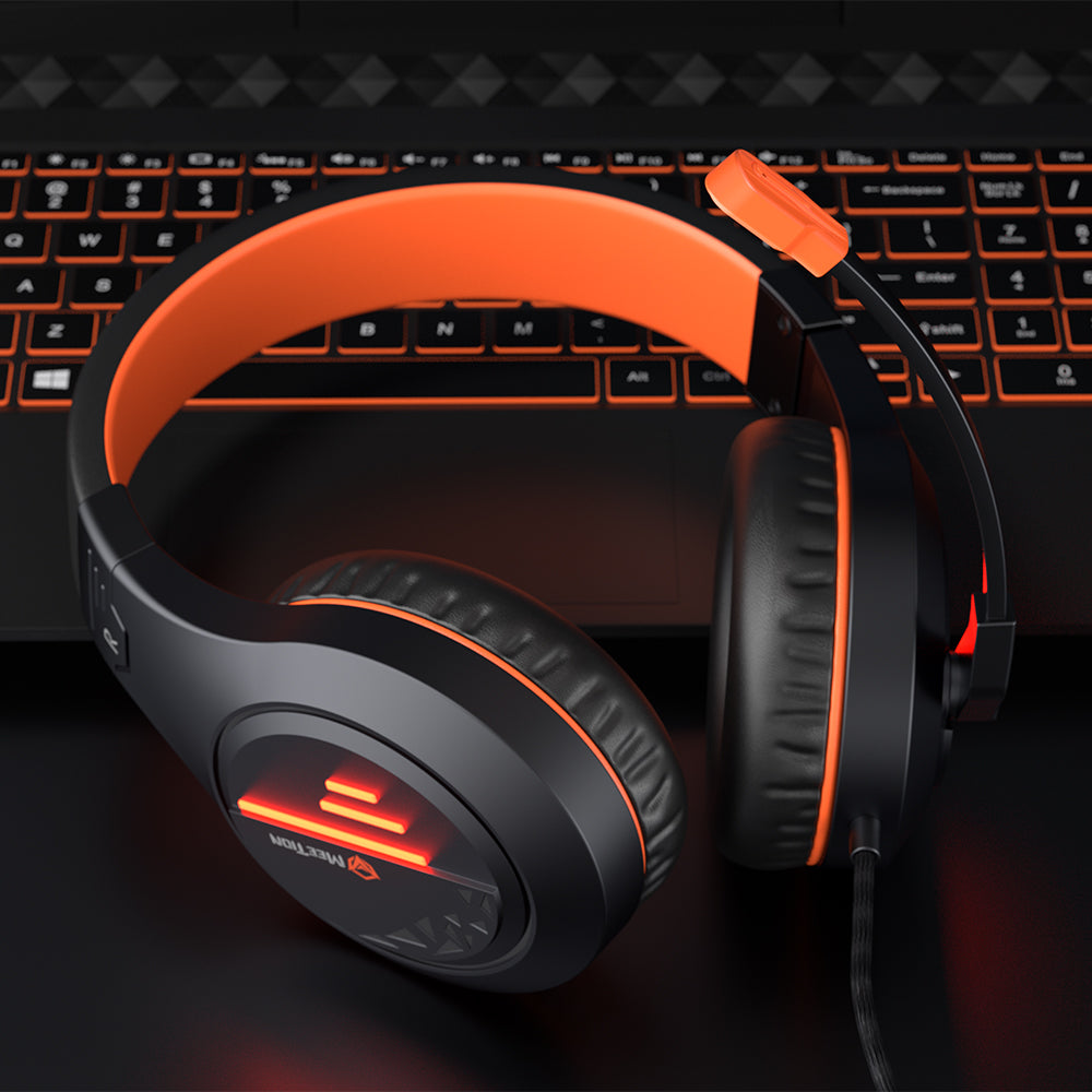 Meetion MT-HP021 Gaming Headphones Black + Orange