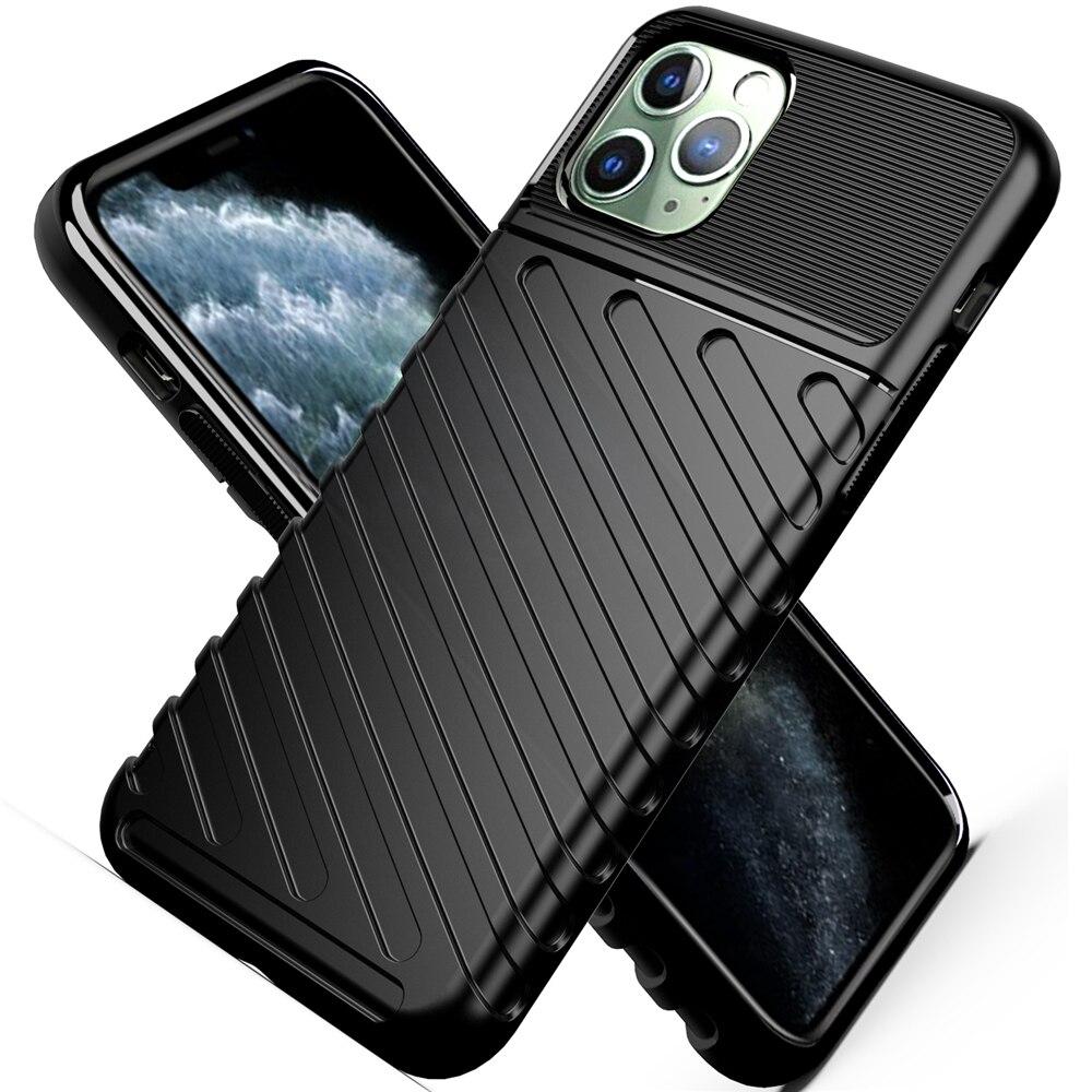 Θήκη iPhone 11 Pro - OEM Thunder Ενισχυμένο TPU - Μαύρο - iThinksmart.gr