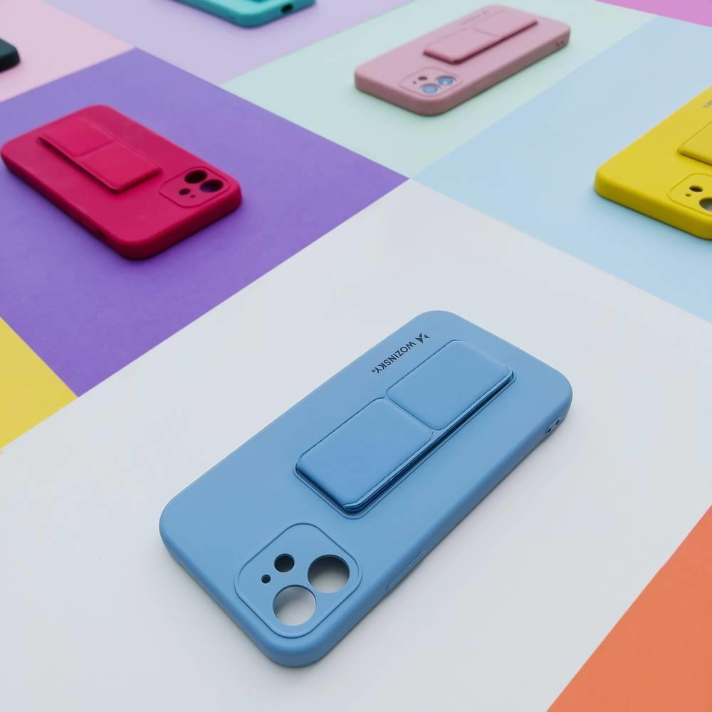Θήκη iPhone 12 Pro Kickstand Wozinsky με Finger Holder και Stand - Μαύρο - iThinksmart.gr