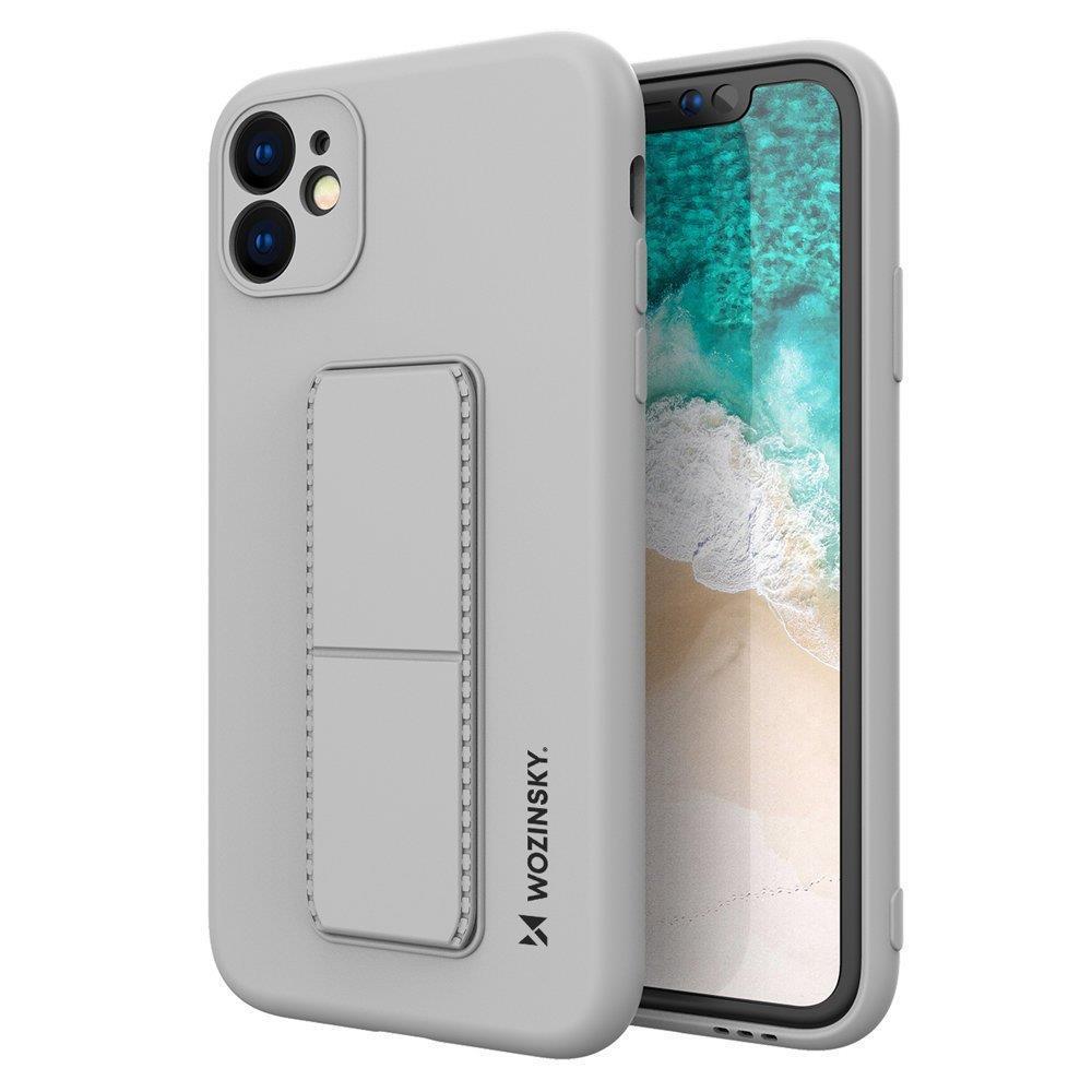 Θήκη iPhone 12 Pro Kickstand Wozinsky με Finger Holder και Stand - Μαύρο - iThinksmart.gr