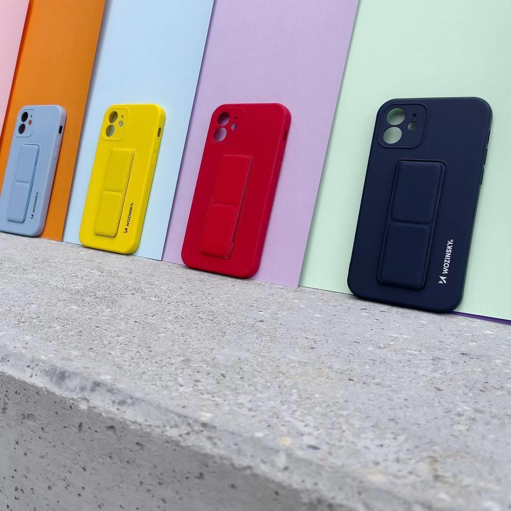 Θήκη iPhone 12 Pro Kickstand Wozinsky με Finger Holder και Stand - Navy Μπλε - iThinksmart.gr