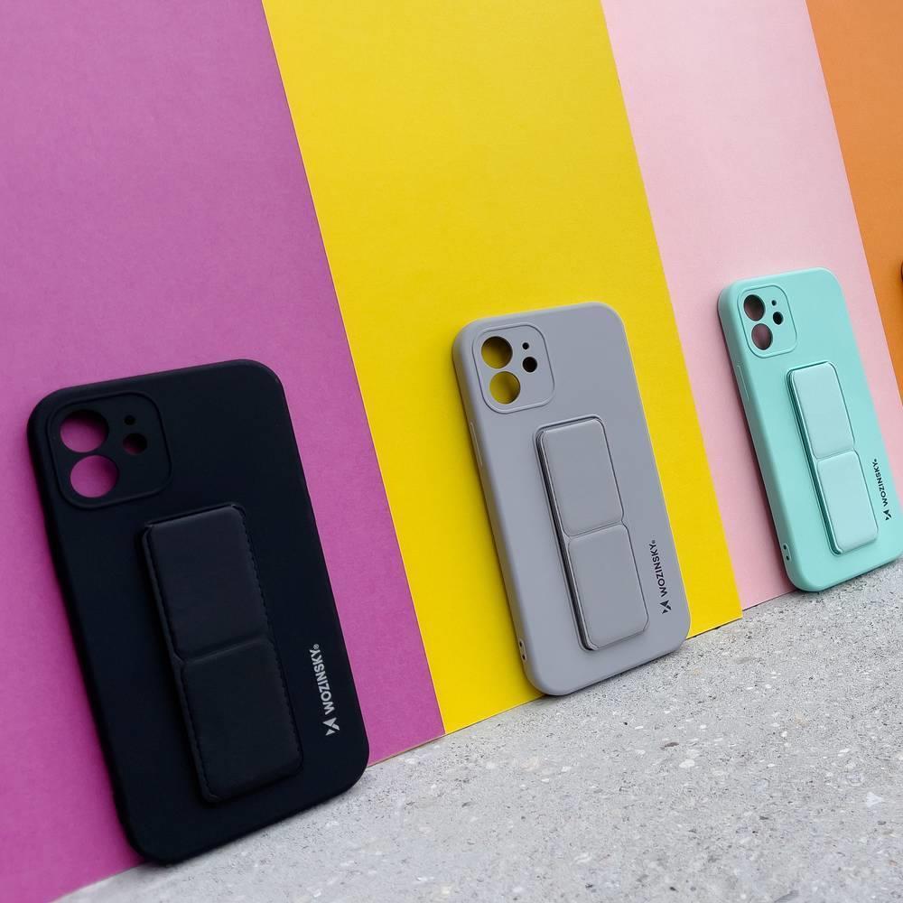 Θήκη iPhone 12 Pro Kickstand Wozinsky με Finger Holder και Stand - Navy Μπλε - iThinksmart.gr