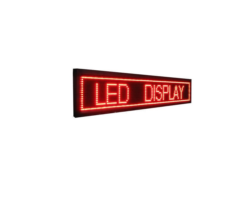 Πινακίδα LED – Μονής όψης – Κόκκινη – 103cm×23cm - IP67 - iThinksmart.gr