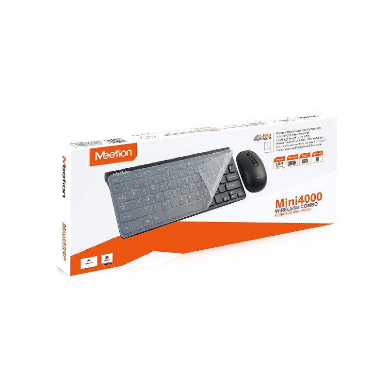 Meetion MT-Mini4000 Σέτ Ασύρματο / Μαύρο
