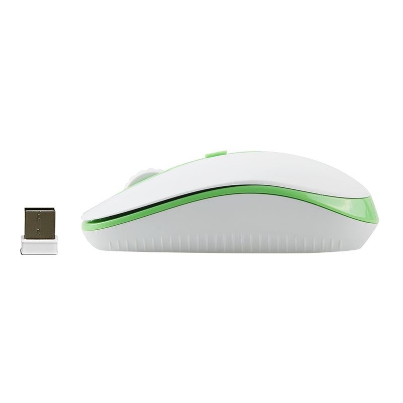 Meetion MT-R547 2.4G Wireless Mouse / White + Green