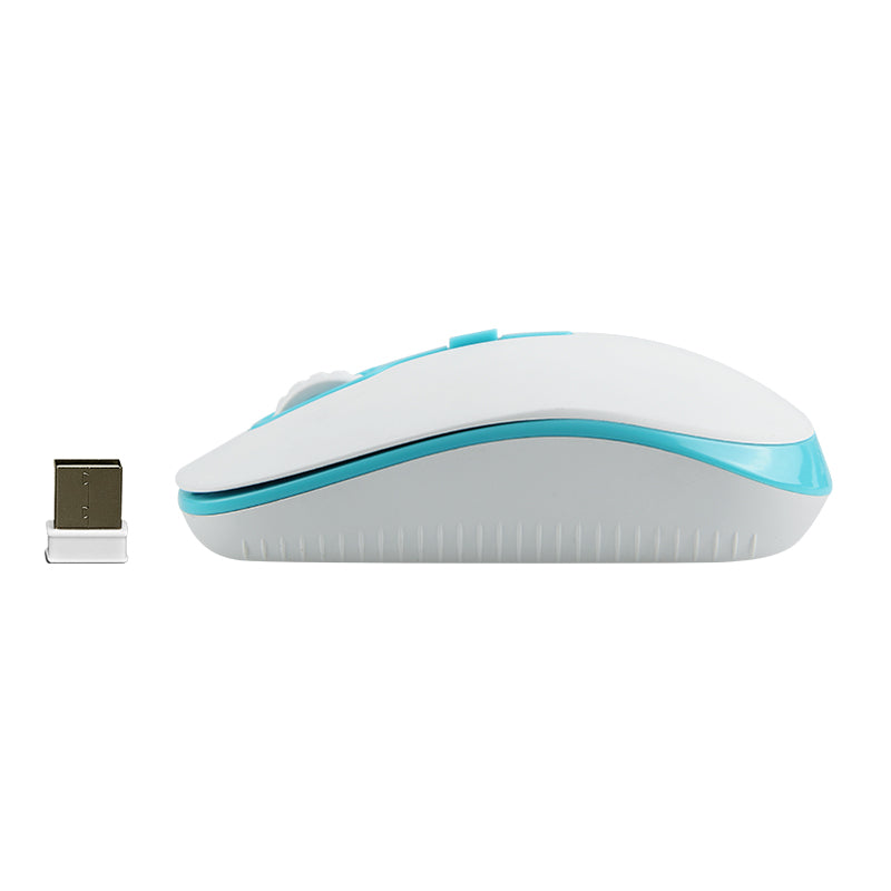 Meetion MT-R547 2.4G Wireless Mouse / White + Blue