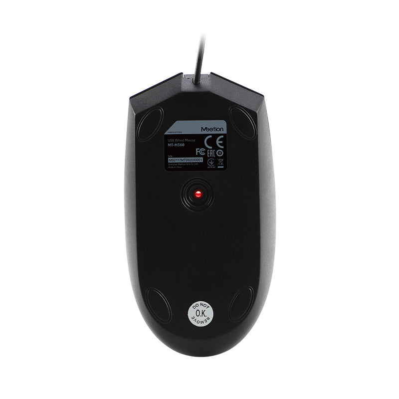 Meetion MT-M360 Wired Mouse / Black