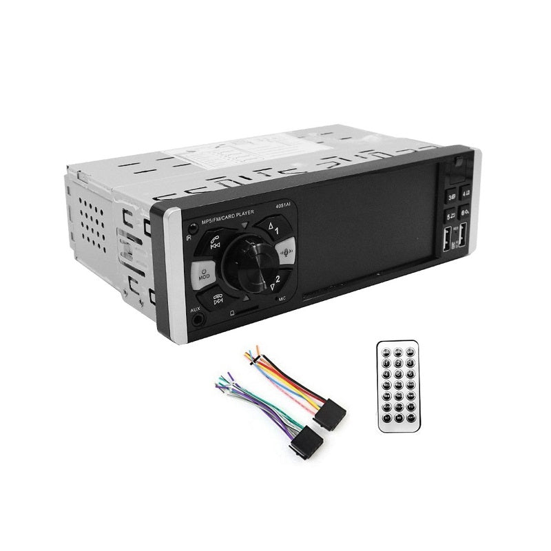 1DIN car audio system with 4'' screen - MP5 - 4067 - 000184