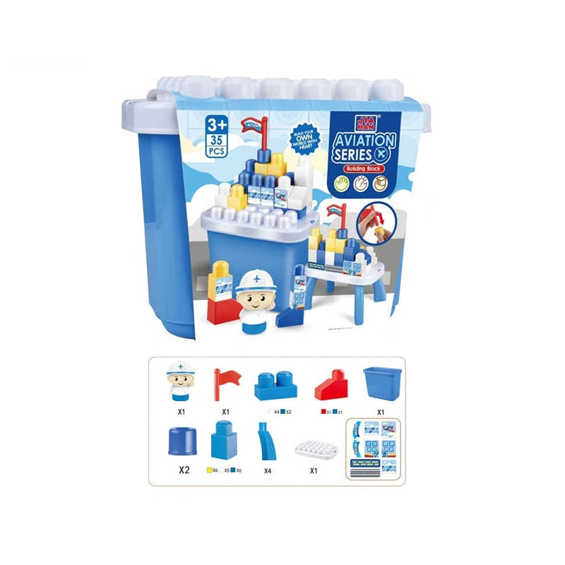 Σετ τουβλάκια κατασκευών DIY - 35pcs - 777-45 - 001905 - iThinksmart.gr