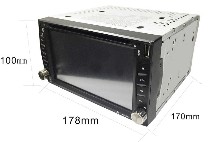 Ηχοσύστημα αυτοκινήτου 2DIN με DVD – 6.2” –  CTC-6606 – 000354