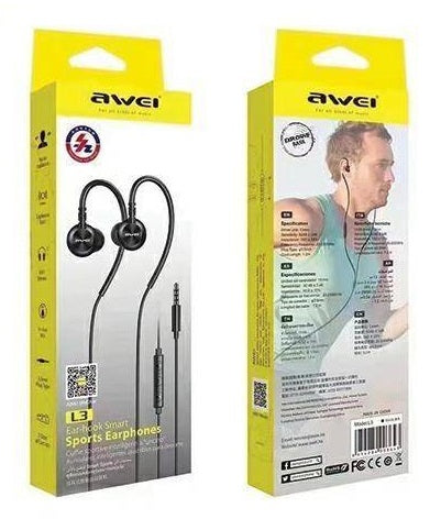 Ενσύρματα ακουστικά - Ear-Hook - L3 - AWEI - 889107